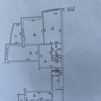 Продается 2-х комнатная квартира, 84,7 м²