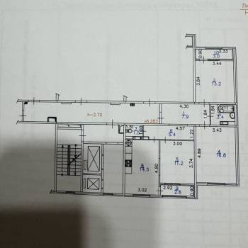 Продается 3-х комнатная квартира, 74 м²