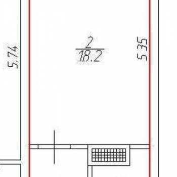 Продается 1-комнатная квартира, 26 м²