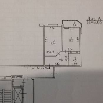 Продается 1-комнатная квартира, 39,2 м²