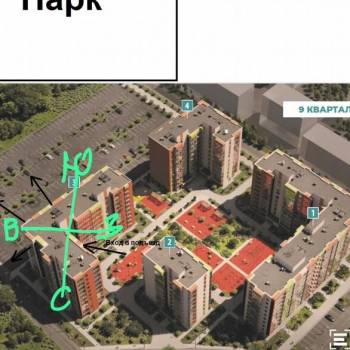 Продается 2-х комнатная квартира, 59 м²