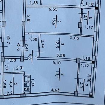 Продается 1-комнатная квартира, 50,2 м²