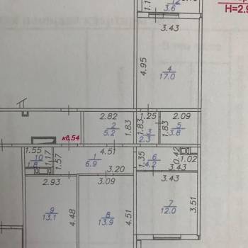 Продается 3-х комнатная квартира, 80,3 м²