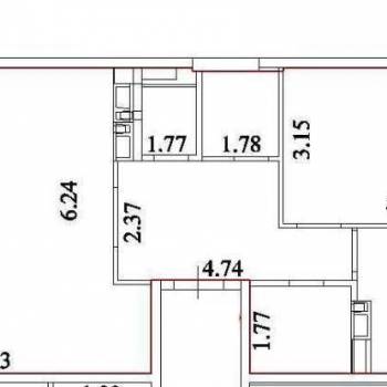 Продается 3-х комнатная квартира, 76 м²