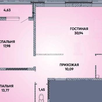 Сдается Многокомнатная квартира, 85 м²