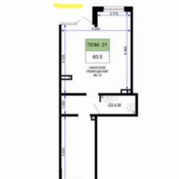 Продается Нежилое помещение, 62 м²