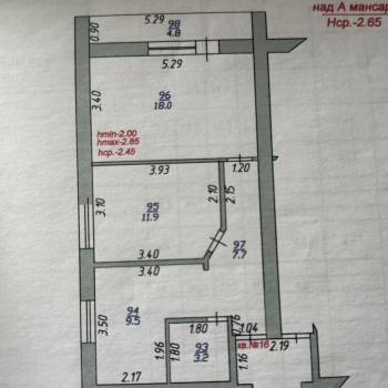 Продается 2-х комнатная квартира, 55,1 м²