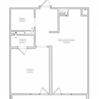 Сдается 1-комнатная квартира, 53 м²