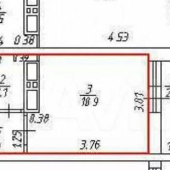 Продается 1-комнатная квартира, 19 м²