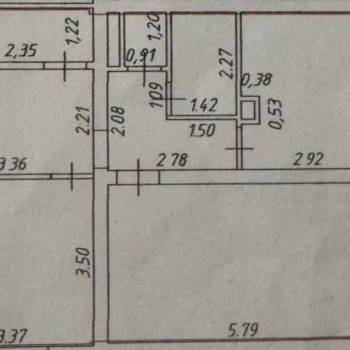 Продается 2-х комнатная квартира, 59,7 м²