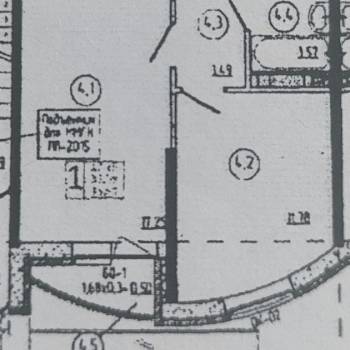 Продается 1-комнатная квартира, 36,2 м²