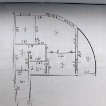 Продается 3-х комнатная квартира, 63 м²
