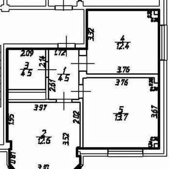 Продается 2-х комнатная квартира, 47,7 м²