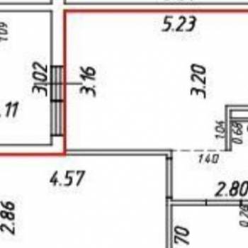 Продается 1-комнатная квартира, 36,9 м²