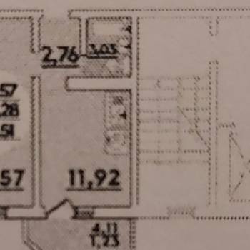 Продается 1-комнатная квартира, 37,5 м²