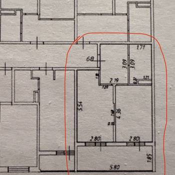 Продается 1-комнатная квартира, 43,3 м²