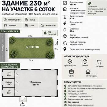 Продается Нежилое помещение, 230 м²