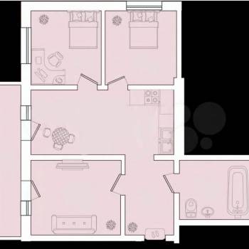 Продается 3-х комнатная квартира, 65 м²