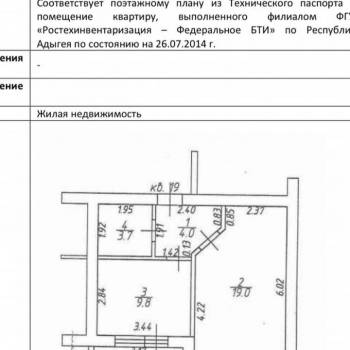 Продается 1-комнатная квартира, 36 м²