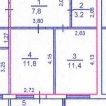 Продается 1-комнатная квартира, 34 м²