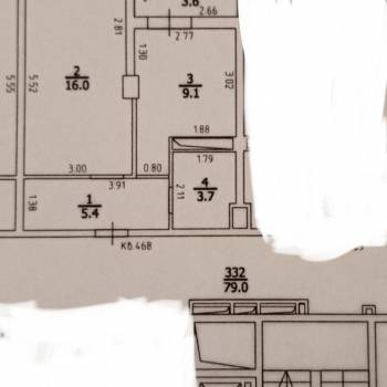 Продается 1-комнатная квартира, 37,8 м²