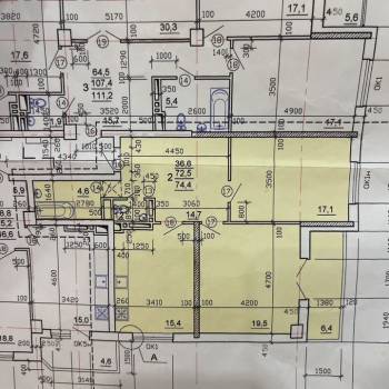 Продается 2-х комнатная квартира, 72,1 м²