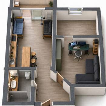 Продается 1-комнатная квартира, 47,9 м²