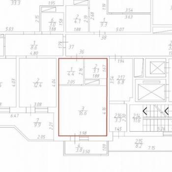 Сдается 1-комнатная квартира, 24,1 м²