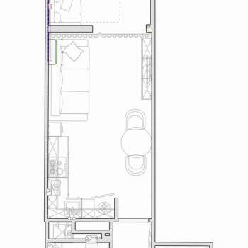 Сдается 1-комнатная квартира, 35 м²