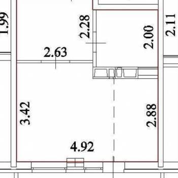 Продается 1-комнатная квартира, 26 м²