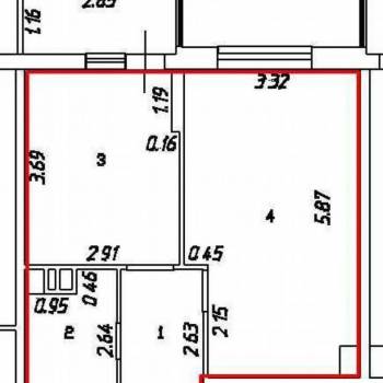 Продается 1-комнатная квартира, 36,9 м²