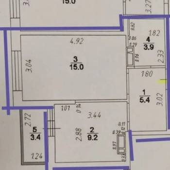 Продается 1-комнатная квартира, 35 м²
