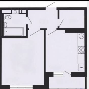 Продается 1-комнатная квартира, 40 м²