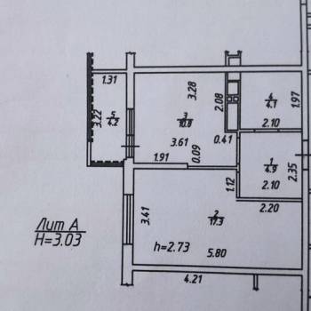 Продается 1-комнатная квартира, 37,1 м²