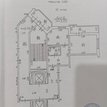 Продается 1-комнатная квартира, 39,1 м²