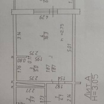 Продается 1-комнатная квартира, 36 м²