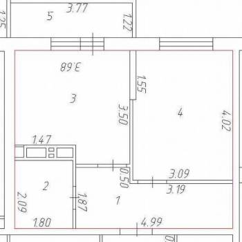 Продается 1-комнатная квартира, 38 м²