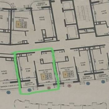 Продается 1-комнатная квартира, 30,1 м²
