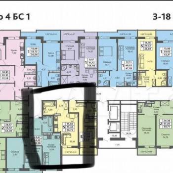Продается 1-комнатная квартира, 26,9 м²