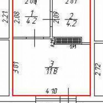 Продается 1-комнатная квартира, 20,2 м²