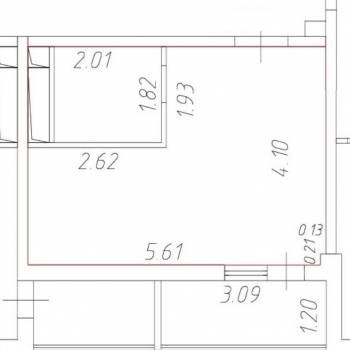 Продается 1-комнатная квартира, 23 м²