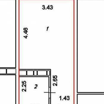 Продается 1-комнатная квартира, 22,8 м²