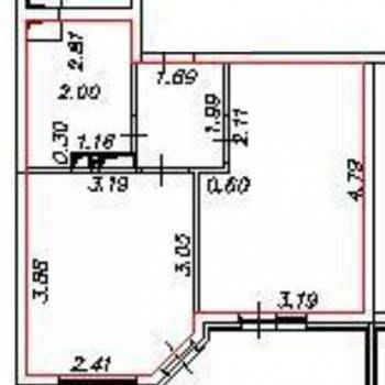 Продается 1-комнатная квартира, 34,5 м²