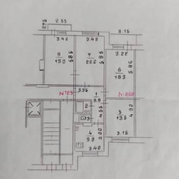 Продается Многокомнатная квартира, 96,4 м²