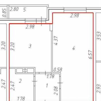 Продается 1-комнатная квартира, 38 м²