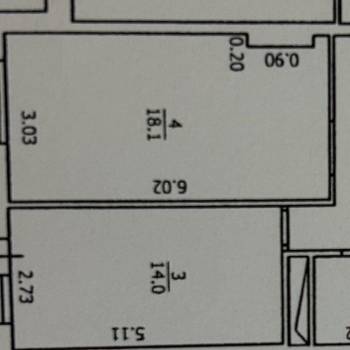Продается 1-комнатная квартира, 43,2 м²