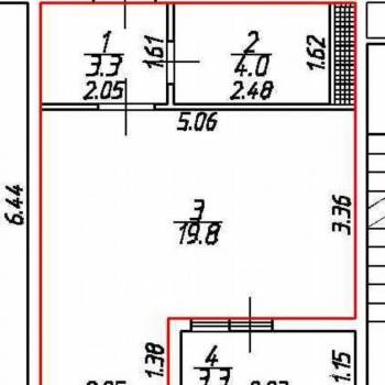 Продается 1-комнатная квартира, 30 м²
