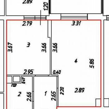 Продается 1-комнатная квартира, 39,3 м²