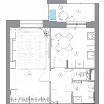 Продается 1-комнатная квартира, 31 м²