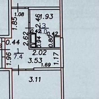 Продается 1-комнатная квартира, 41 м²